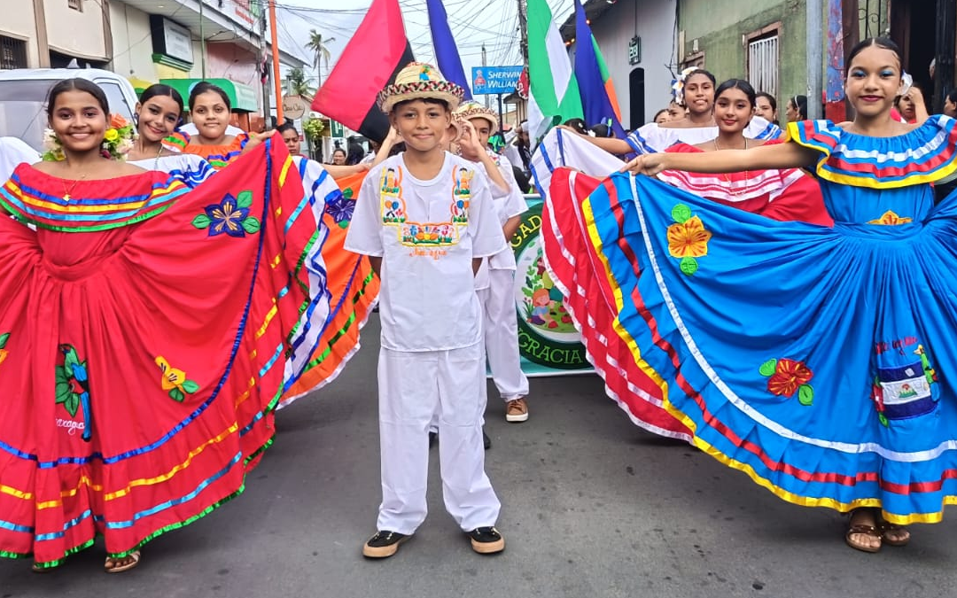 Rivas vive con emoción el Primer Desfile Patrio de Nicaragua 2026
