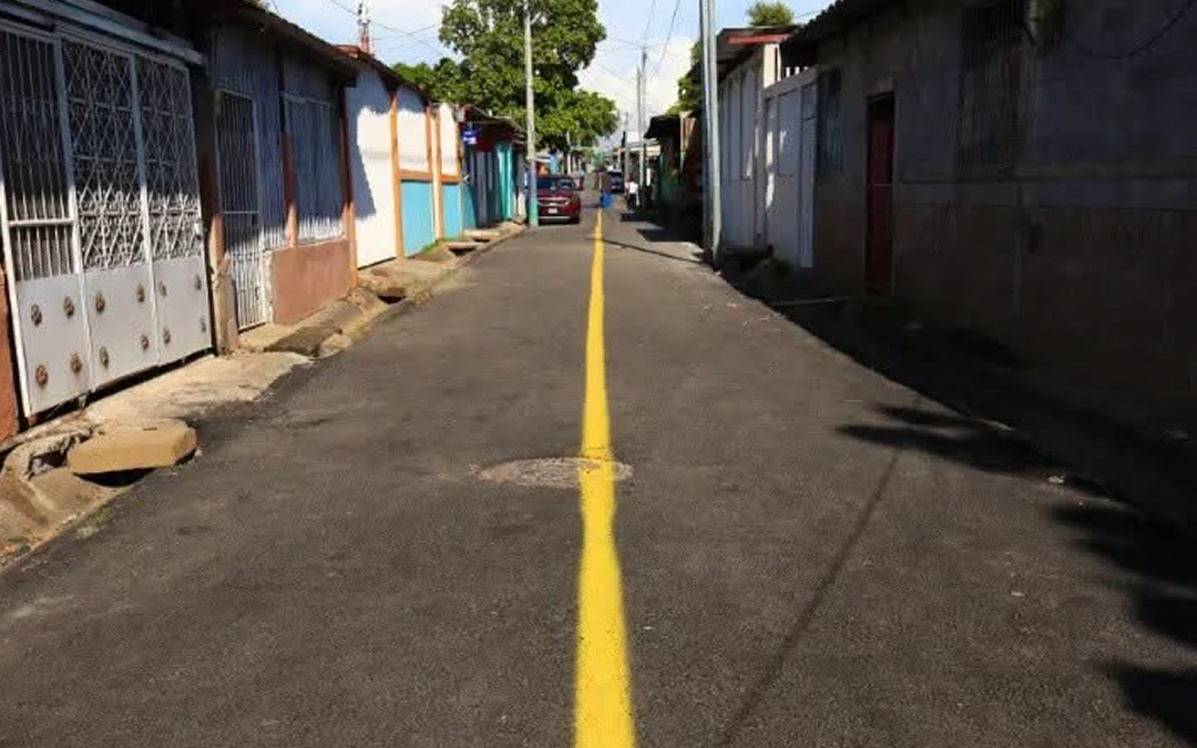 72% de avance lleva el programa Calles para el Pueblo en Managua