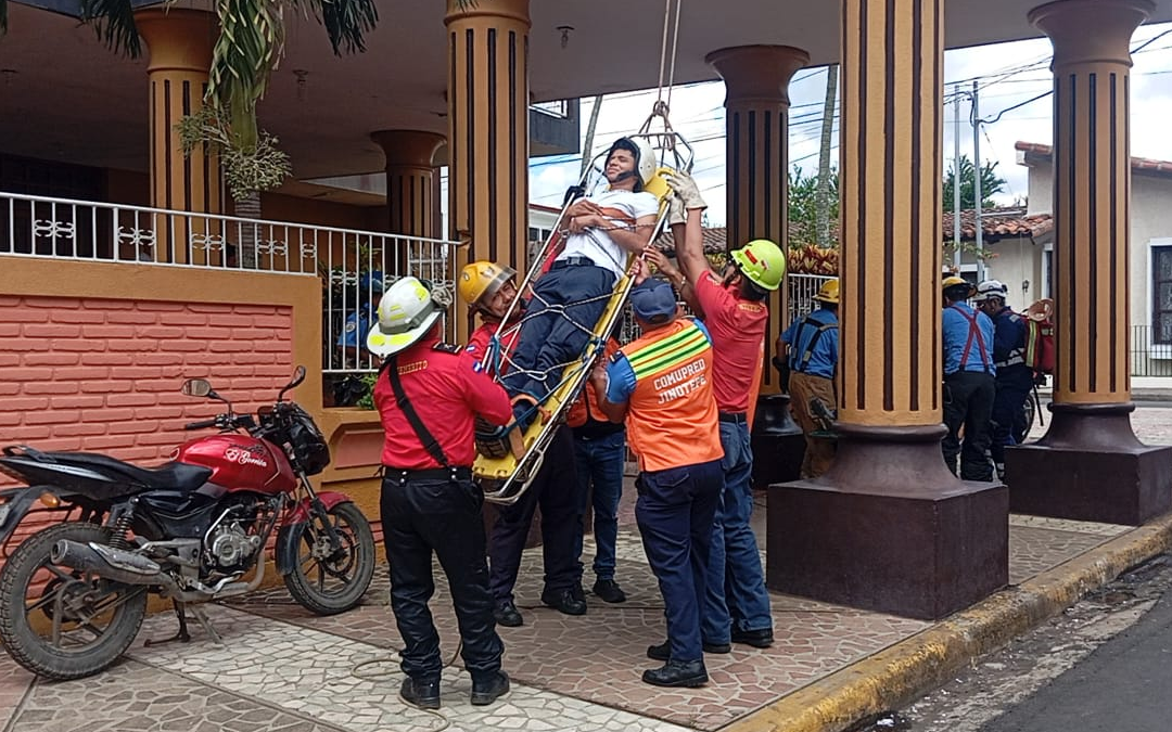 Familias de Carazo participan en tercer ejercicio multiamenazas