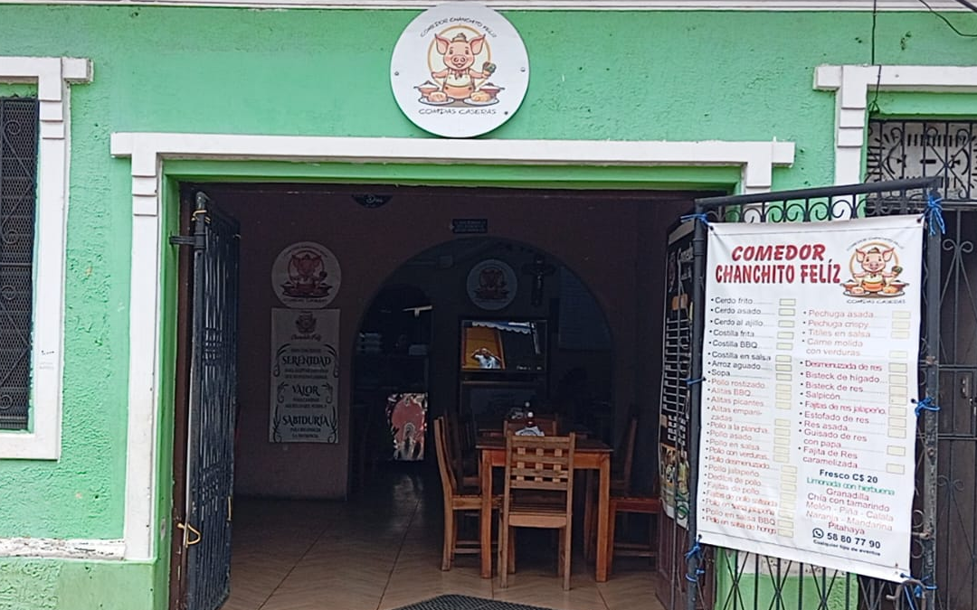 Comedor «Chanchito Feliz» ofrece alta gastronomía en Carazo
