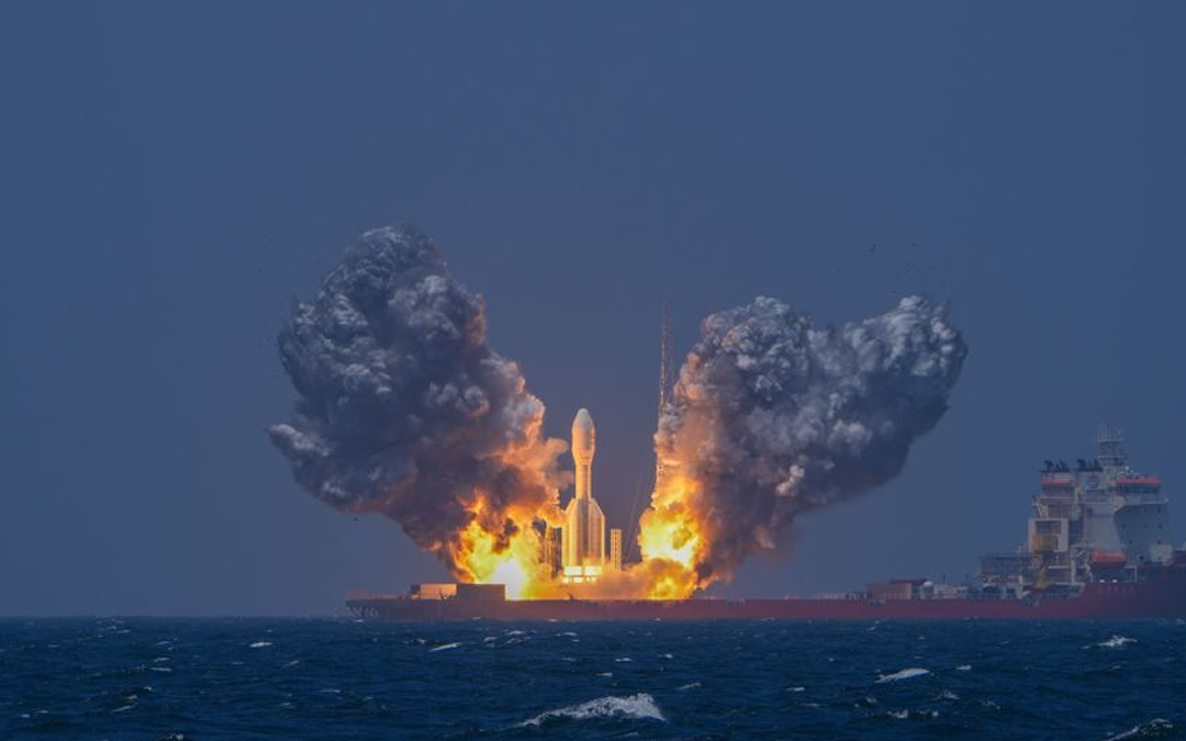 China: coloca nueve satélites en órbita con el cohete Gravity-1