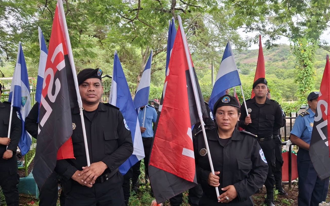 Policía Nacional rinde homenaje a oficiales caídos en Estelí