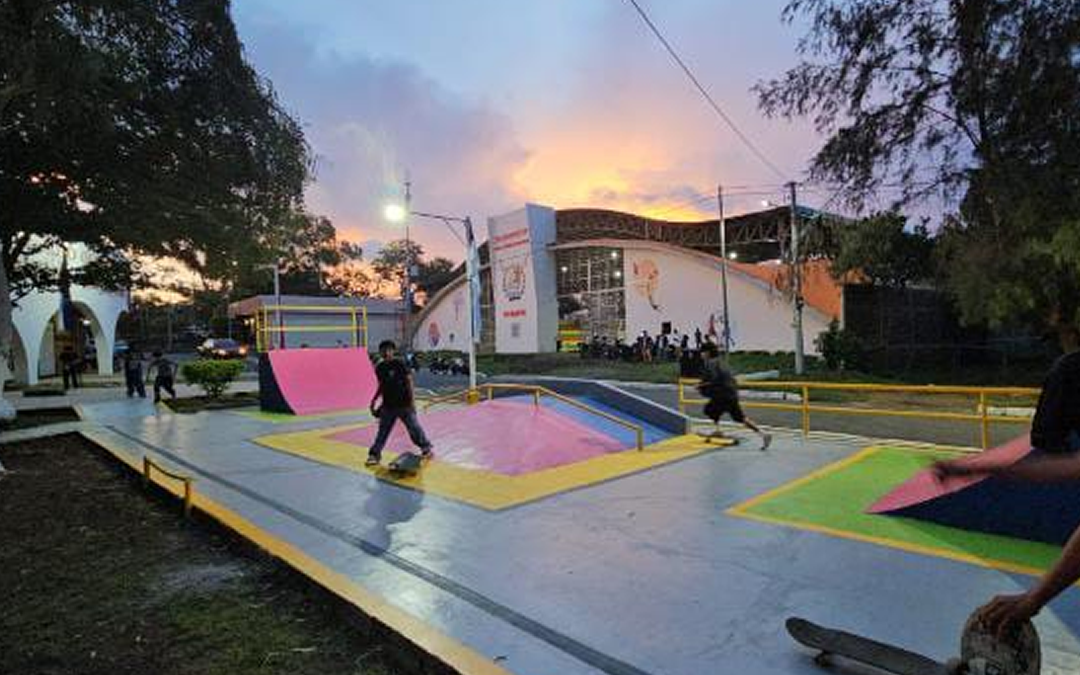Inauguran remodelada pista de skateboard en el municipio de San Marcos