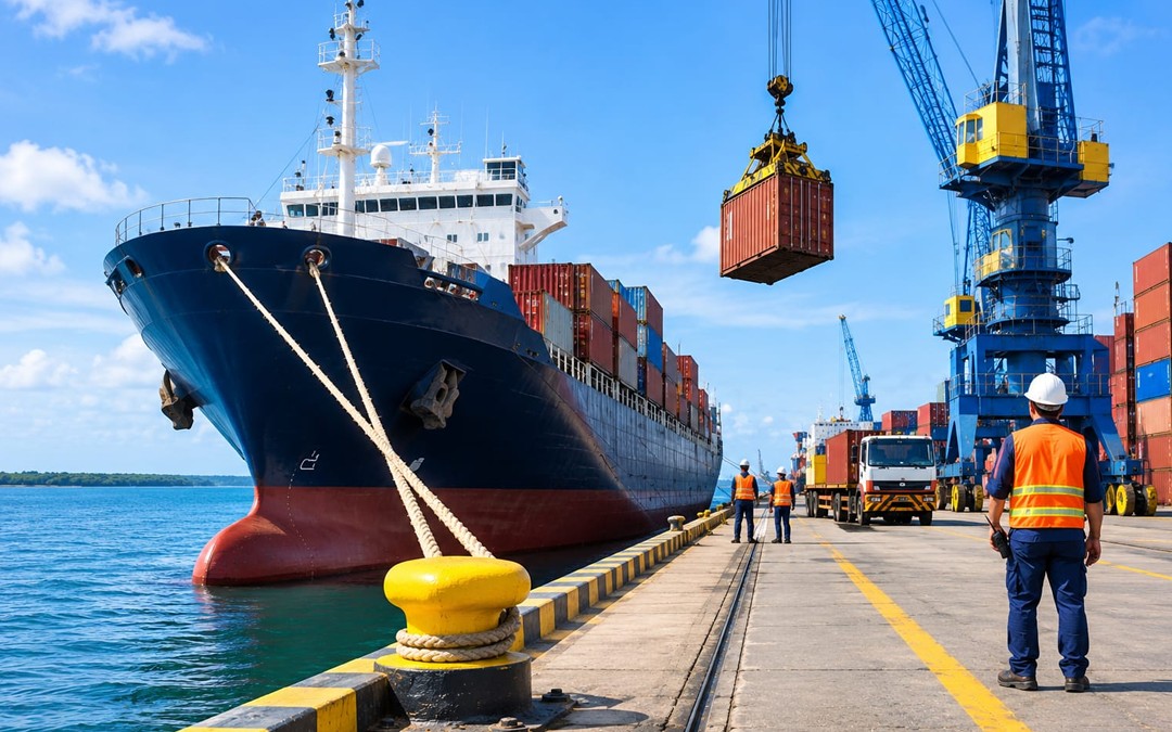 Más de 350 vehículos ingresan a Nicaragua por Puerto Corinto