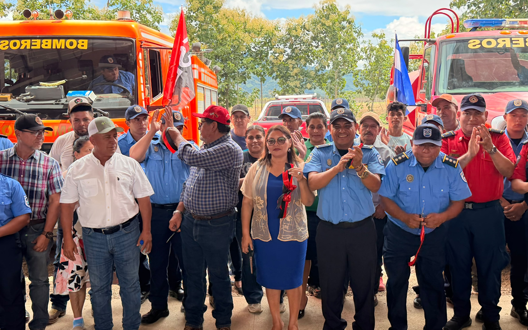 Inauguran nueva unidad de bomberos en la comunidad Teotecacinte
