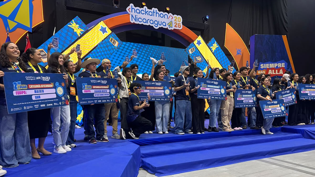 Hackathon Nicaragua premia el talento tecnológico de los jóvenes