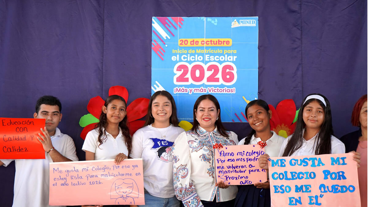Inician matrículas escolares en línea y presencial en Nicaragua