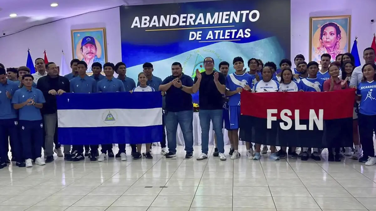 ¡A representar a Nicaragua! Selecciones nacionales reciben abanderamiento