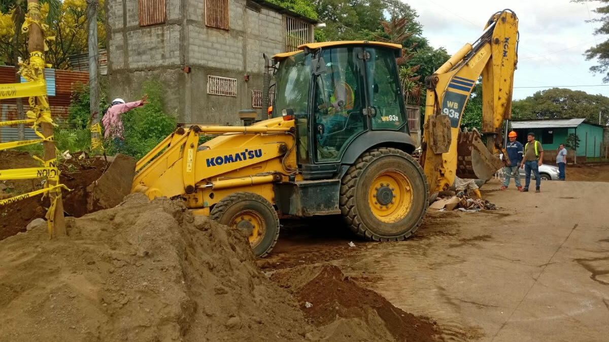 Obra de drenaje en el Distrito V de Managua registra 40% de avance