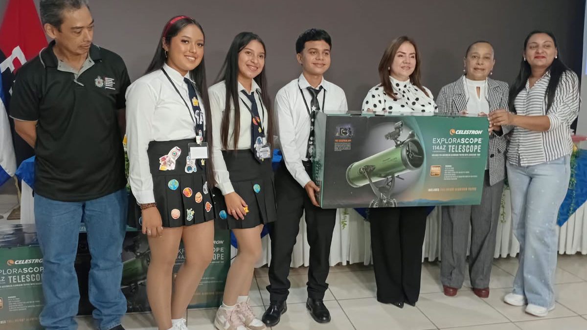 Premian a los mejores clubes de astronomía con telescopios semiprofesionales en Nicaragua