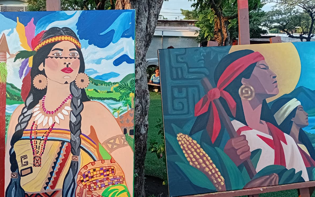 Rinden homenaje a la Resistencia Indígena en Managua