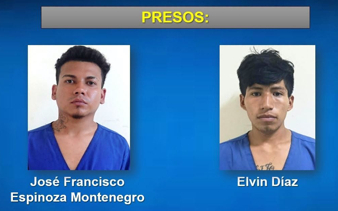 Dos presuntos homicidas son detenidos por la Policía en Estelí