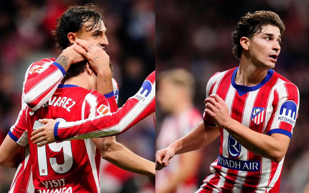 Julián Álvarez pide disculpas a la afición del Atlético