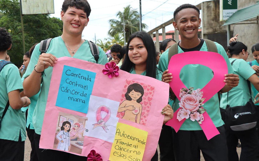 URACCAN concientiza sobre cáncer de mama en Bluefields